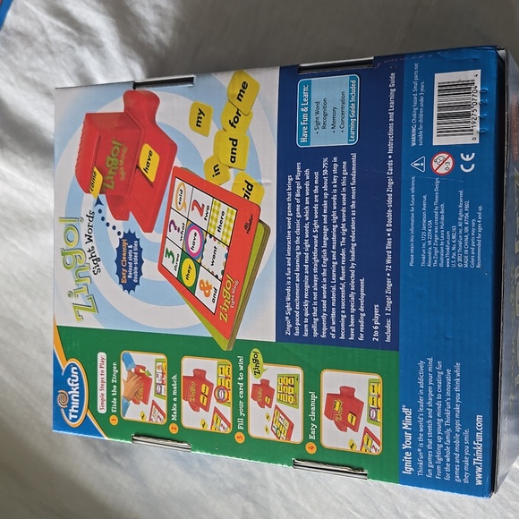 Zingo "Bingo with a Zing" & Zingo "Sight words" - Picture 6 of 7